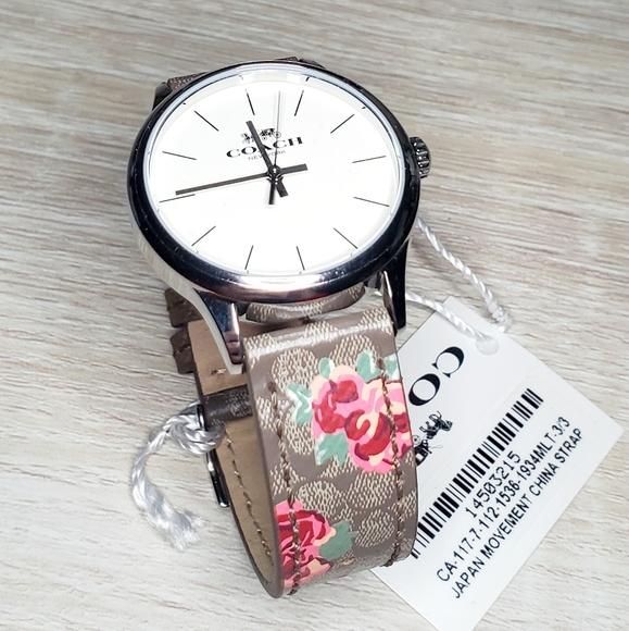 Coach Floral Watch NIB and NWT - Picture 6 of 7